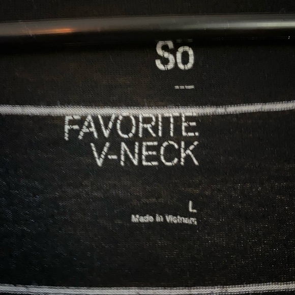 SO Black Striped Women's Top - Picture 2 of 2